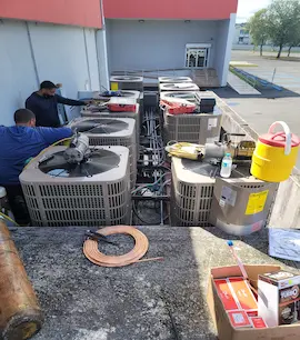mantenimiento de sistemas de HVAC